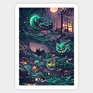 HALLOWEEN VAN GOGH Sticker